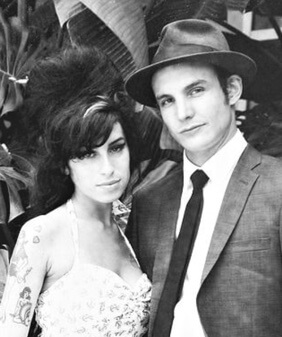 Blake Fielder-Civil with his ex-wife, Amy Winehouse.